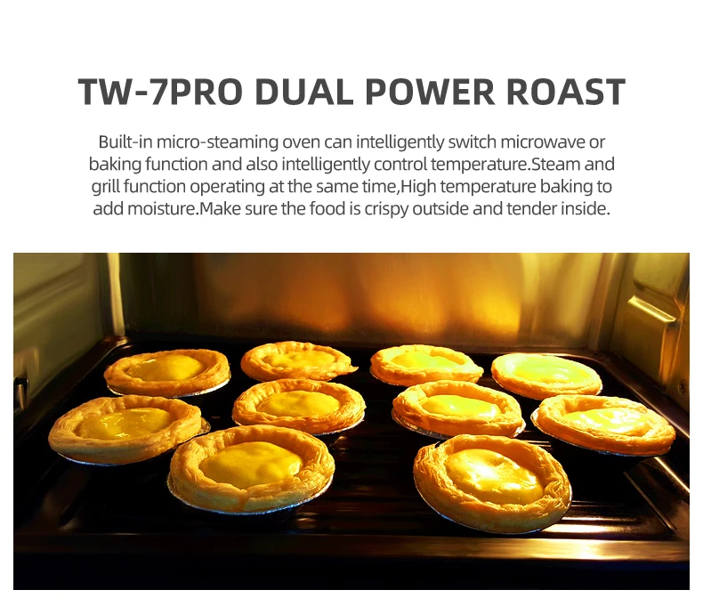 220V 50Hz 3000 Watt oven bakery build in baking ovens multi functional microwave oven for British home