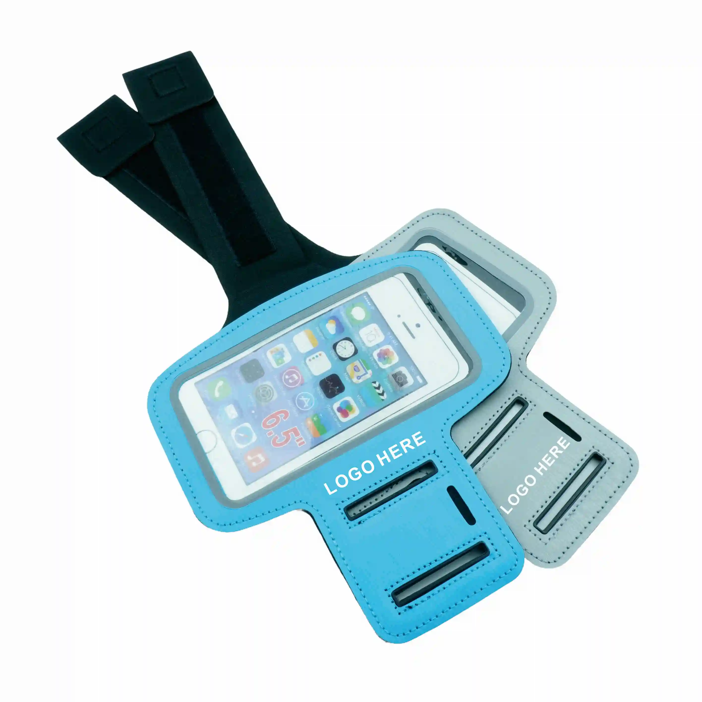 Cheap Promotional Reflective Cellphone Gym Armband Mobile Bag For Mobile Phone Custom Running Sport Neoprene Armband