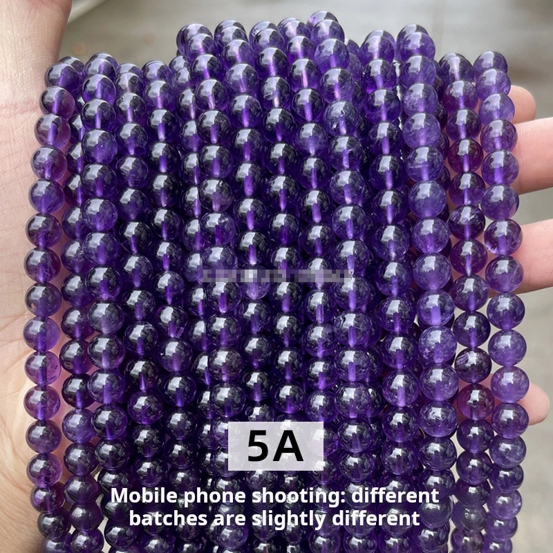 High quality Amethyst beads Crystal round beads jewelry making natural real stone accessories products in stock wholesale