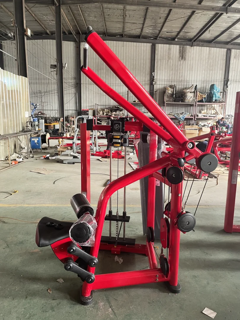 Gym Body Building Strength Training Adjustable bilateral life pin loaded Lat Pull Down machine fitness equipment