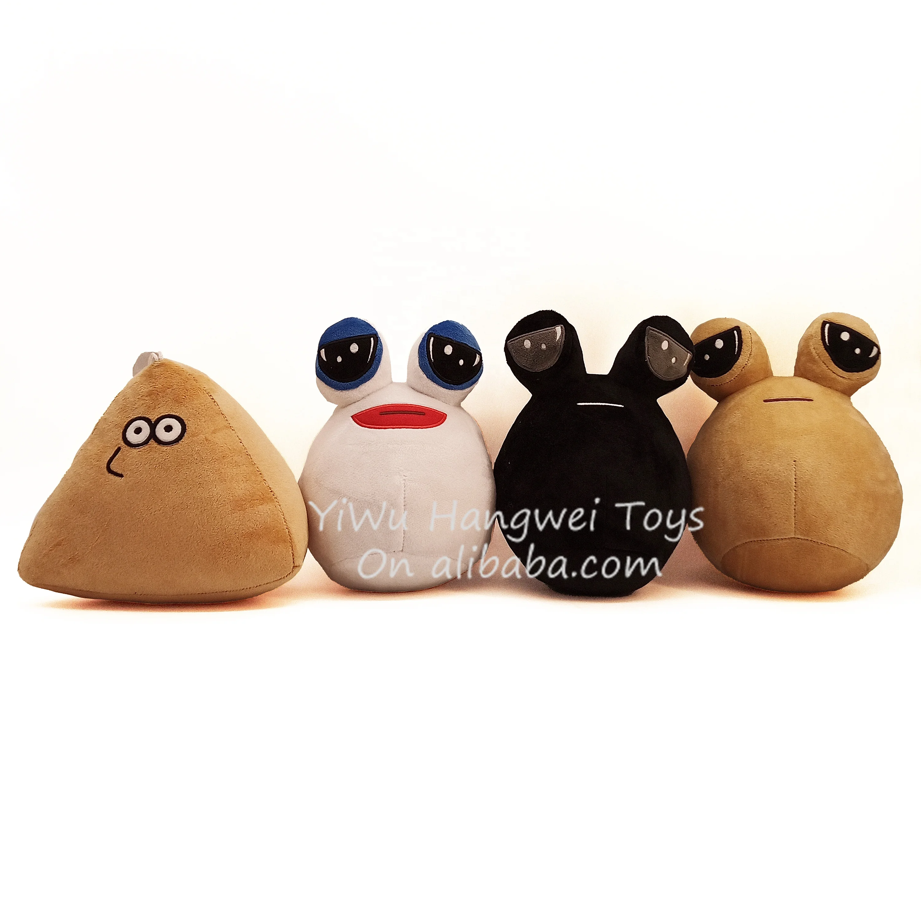 Factory Wholesale New 12 20 23 30cm My Pet Alien Pou Plush Toy Stuffed Figure Peluches Soft Stuffed Pou Plushie Toy