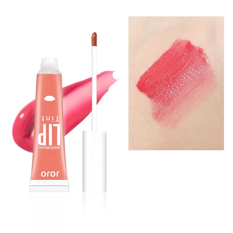 Private Label 8 Shades Cosmetics Lip Tint Waterproof Moisturizing High Shine Lipgloss