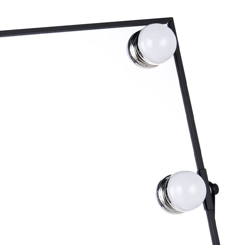 Greenfrom Hollywood Style Touch Control Design Vanity Table Top Led Cosmetic Makeup Mirror With Light Bulbs Gmh1505