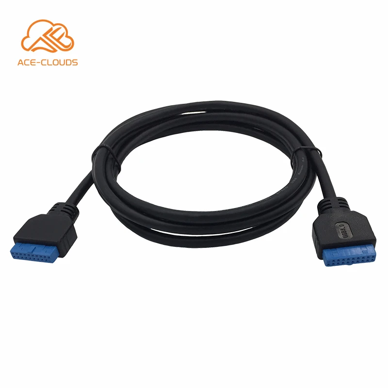 High-speed USB3.0 20Pin Female to Female Extension Cable Motherboard Cable