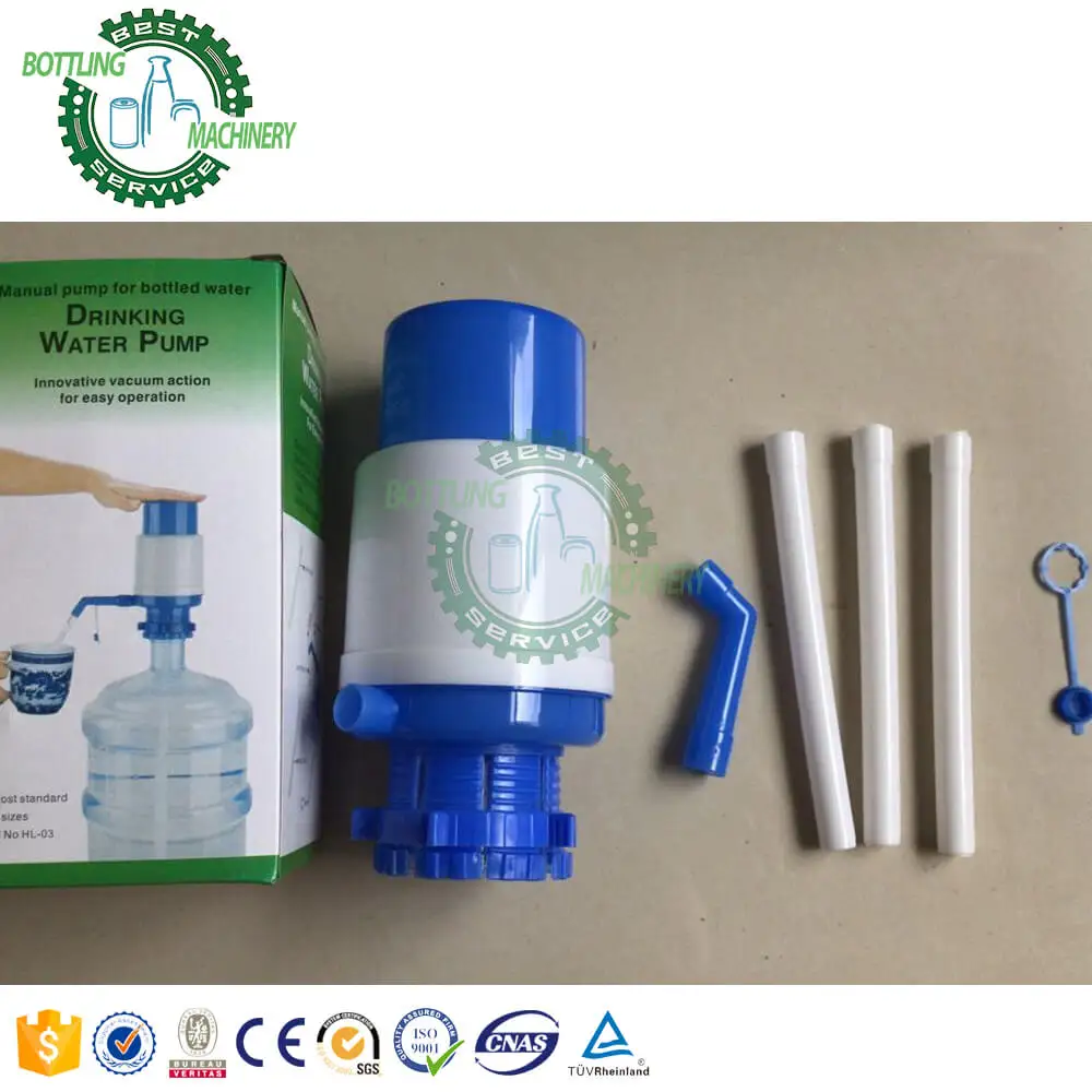 High quality 55mm neck 18.9 Ltr 19 Liter 20 Liters 5 gallon water bottle manual water pump dispenser for school hotel