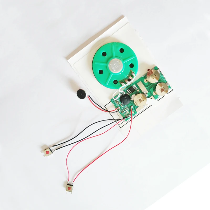 Factory recording sound module 30s chip use in musical greeting cards pre-record