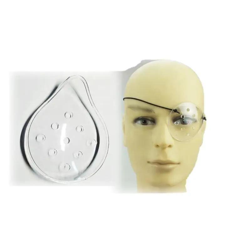 Plastic nine-hole post-surgery protective goggles