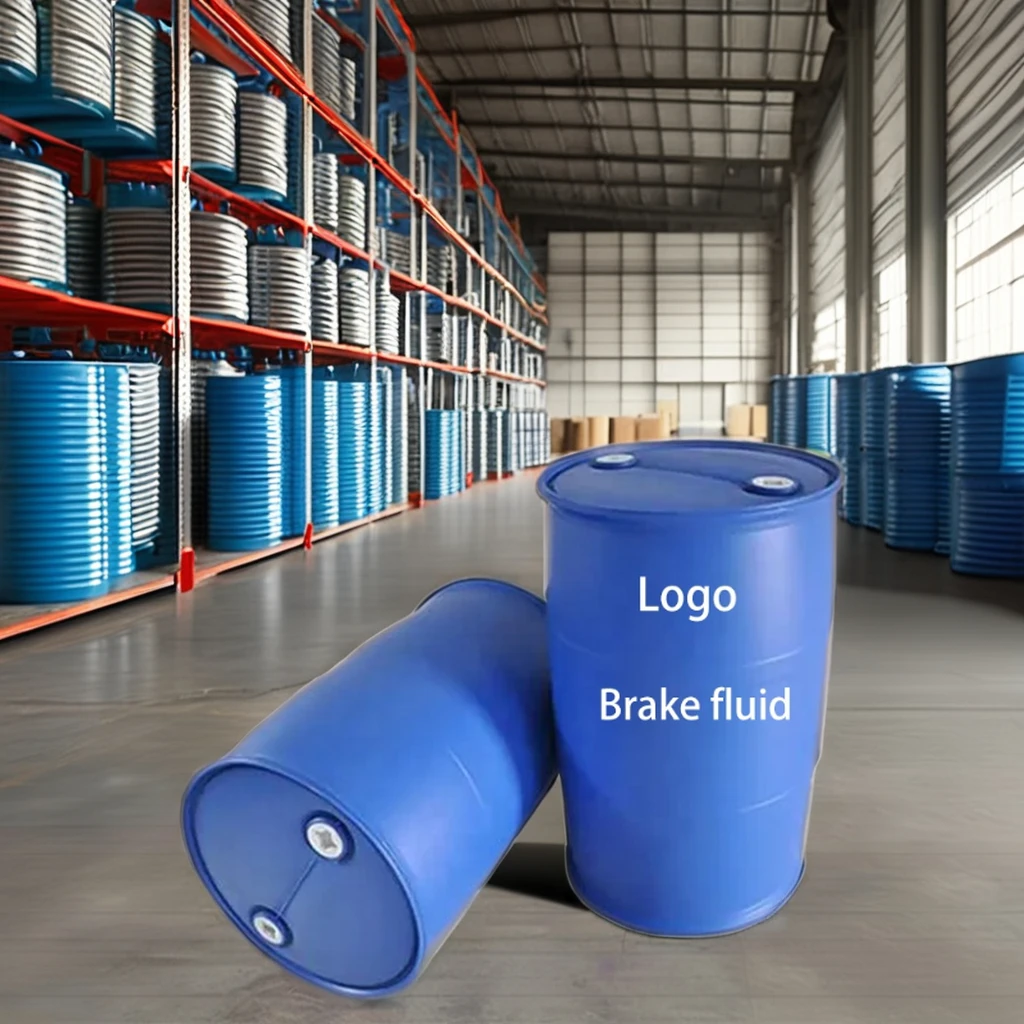 Wholesale Cheap Bulk 200L Drum Brake Oil Dot 3/Dot4 Brake Fluid High Quality Chemicals
