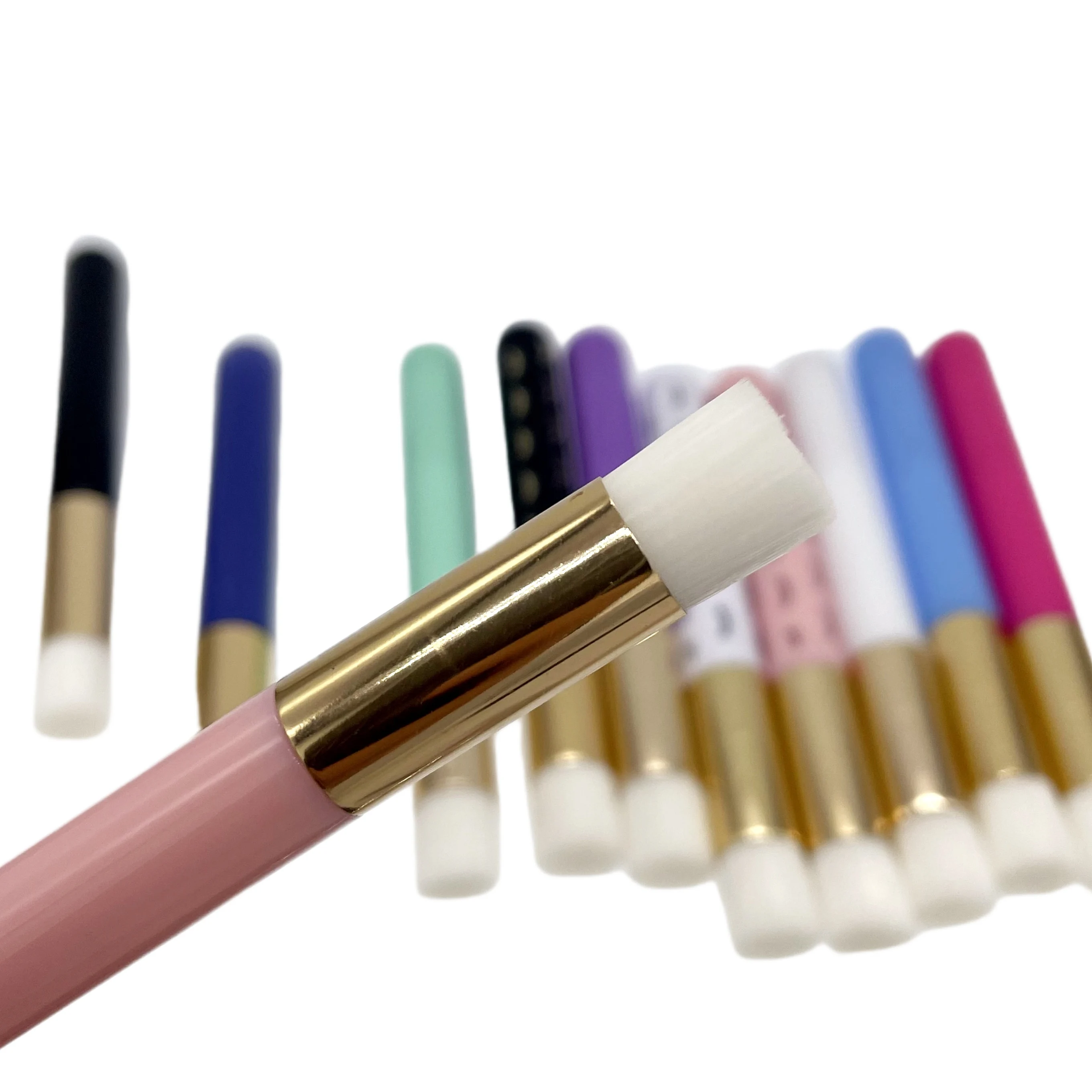 Wholesale high quality acrylic handle eyelash shampoo wash lash brush cleaner