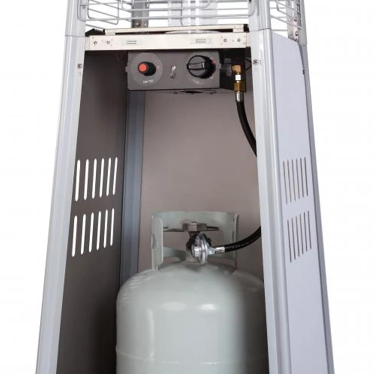 Нагреватель пирамиды для патио (пламя/нержавеющая сталь)