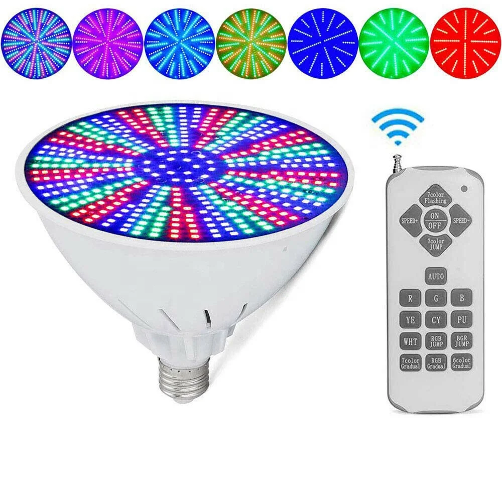 Colorful 35W LED 120V Color-Changing Replacement Pool Light Bulb