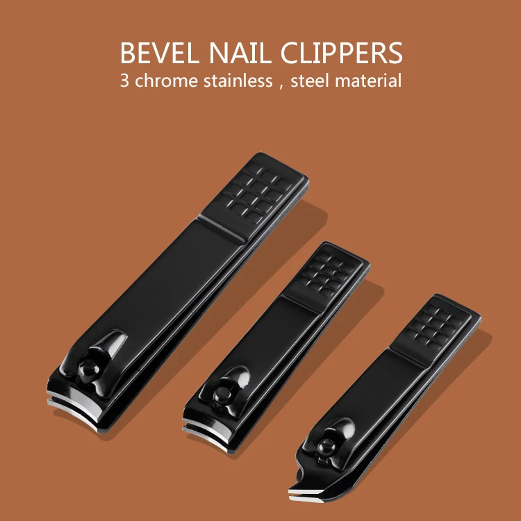 stainless steel Nail clippers Set 16pcs Manicure set curette Eyebrow scissors cuticle nipper