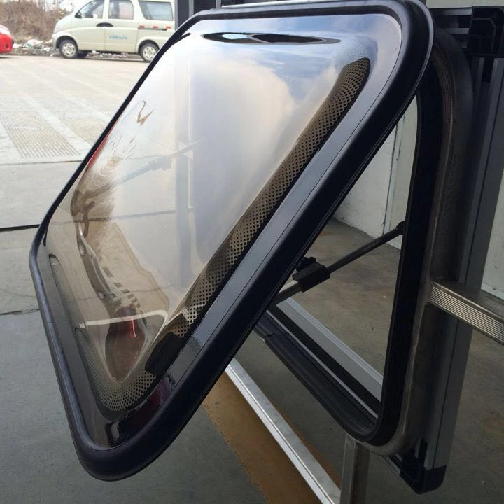 
Camping car double layer push-out window with curtain 