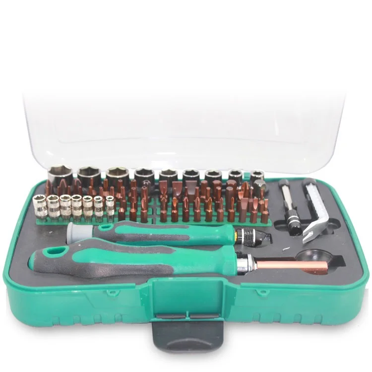 Green 70 in 1 Multifunctional S2 bits Precision Screwdriver Set Household Tools Set mobile phone repair equipment