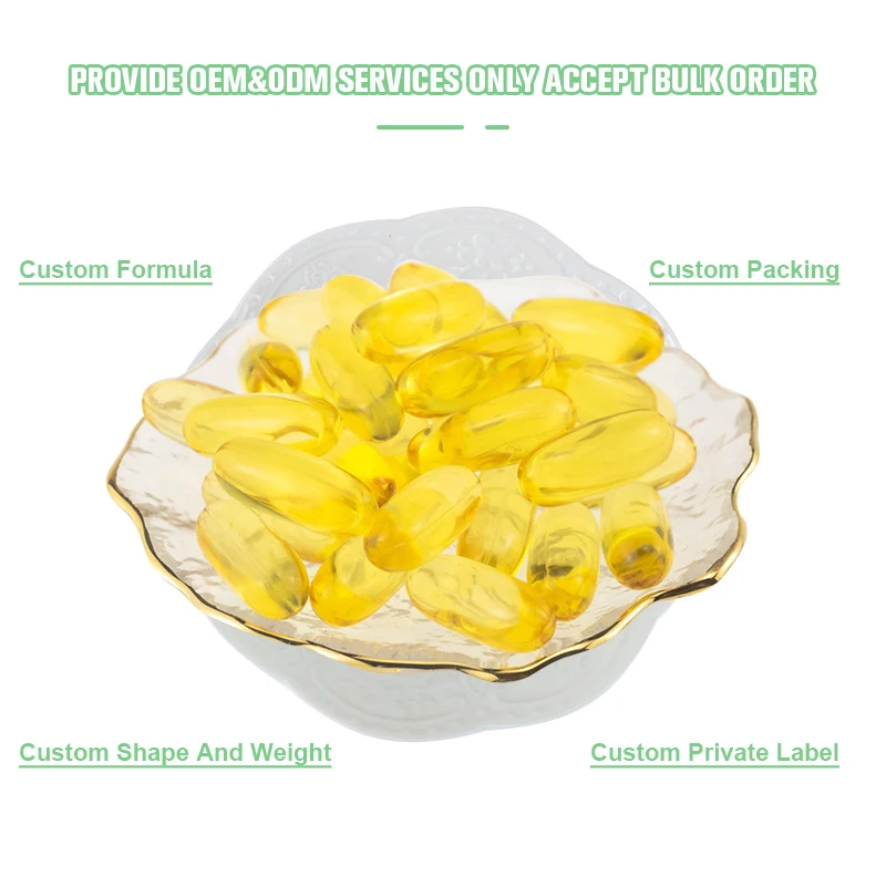 GMP Factory Nature OEM Garcinia Cambogia Extract Slimming Dietary Softgels Capsule 500mg
