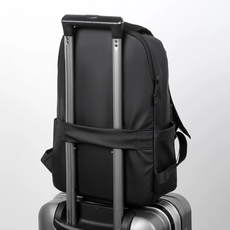 High quality Best Quality Pu Leather Back Pack Durable Casual Simple Travel Waterproof Laptop Backpack Bags For Men