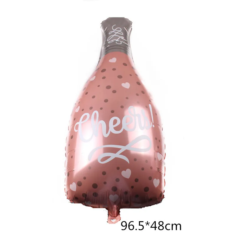 Lagrge wine Whiskey Bottle foil Balloon 30 years old Happy Birthday Party Decor Aged To Perfection holiday Theme supplies