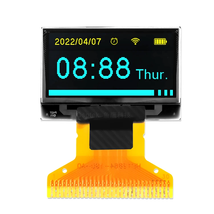 0.96 Inch Oled Display 128x64 With 4 Line Spi Interface driver IC SSD1315 Mini Oled Screen
