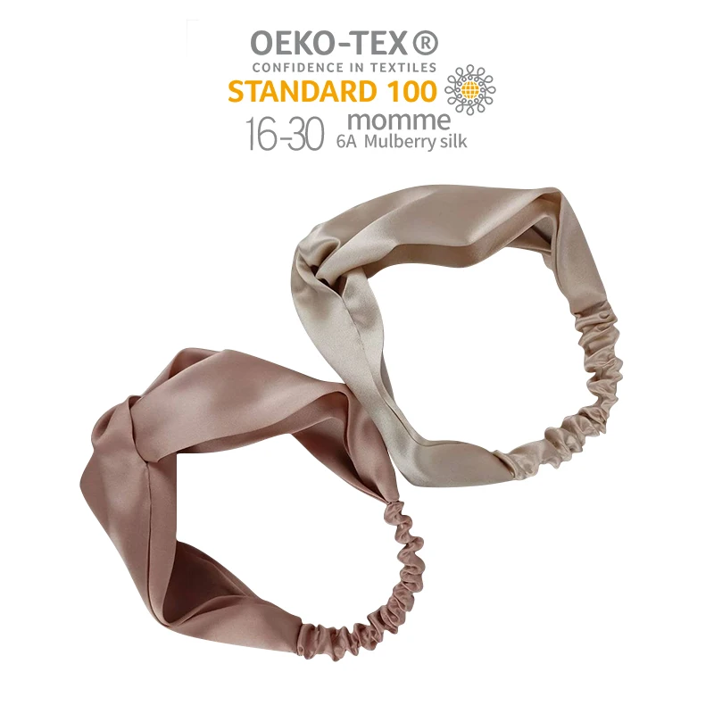 Non toxic large Silk Scrunchies for Hair Elastic Hair Bands Premium Scrunchie Hair Ties