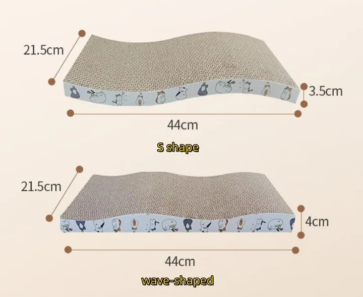 Wholesale Cat Scraper Wearable Toy Cat Scratcher Cardboard Katten Board Scratching toy Claw Grinder corrugated cat scratch board