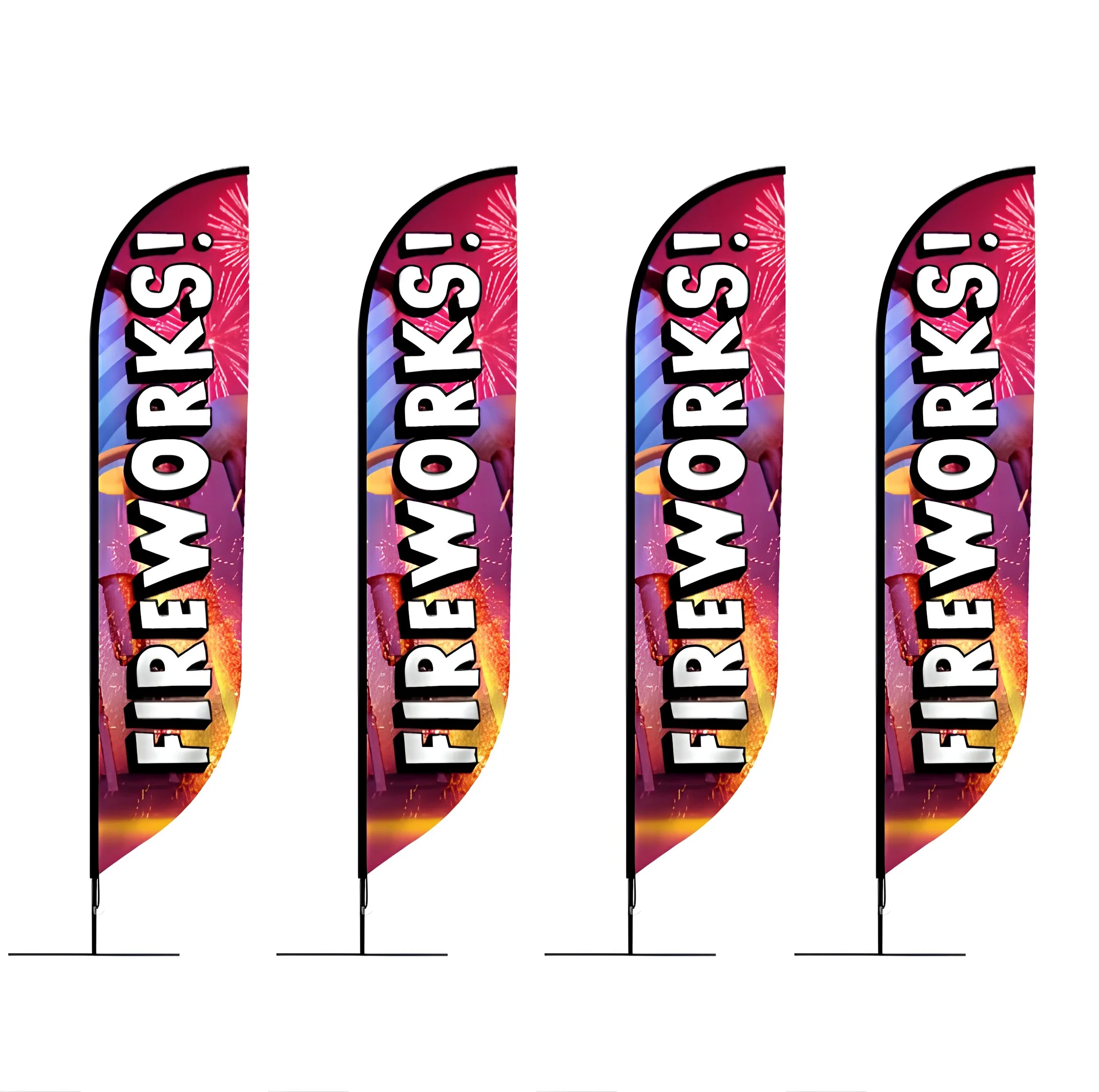 Advertising Wind Outdoor Custom Flying Banners Teardrop Flag Feather Flag Banners Tear Drop Beach Flags