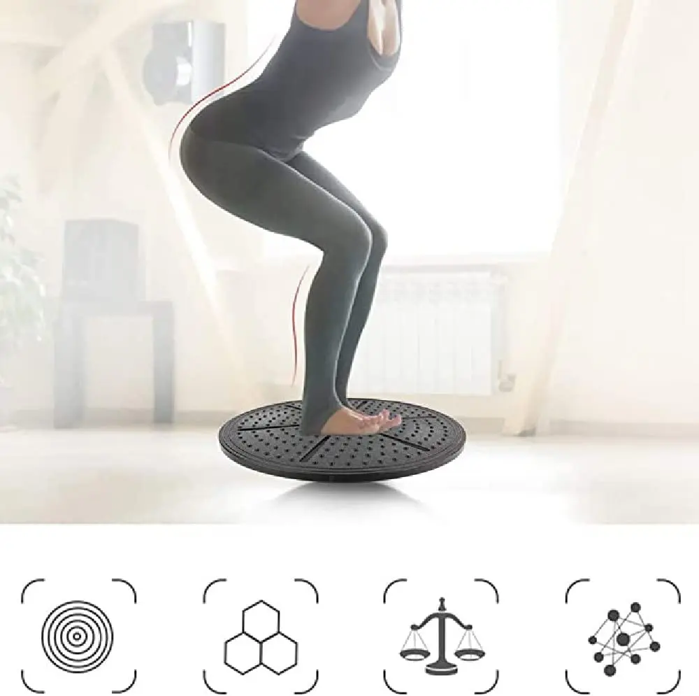 Wholesale Yoga Balance Board Circle Stability Disc Exercise Trainer Fitness Exercise Waist Twist Fitness Balance Board