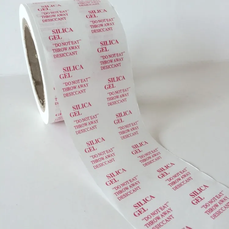 Custom Printed Paper/PE/Nonwoven Composited Packaging Film Roll for Silica Gel Desiccant Drying Agent Sachet