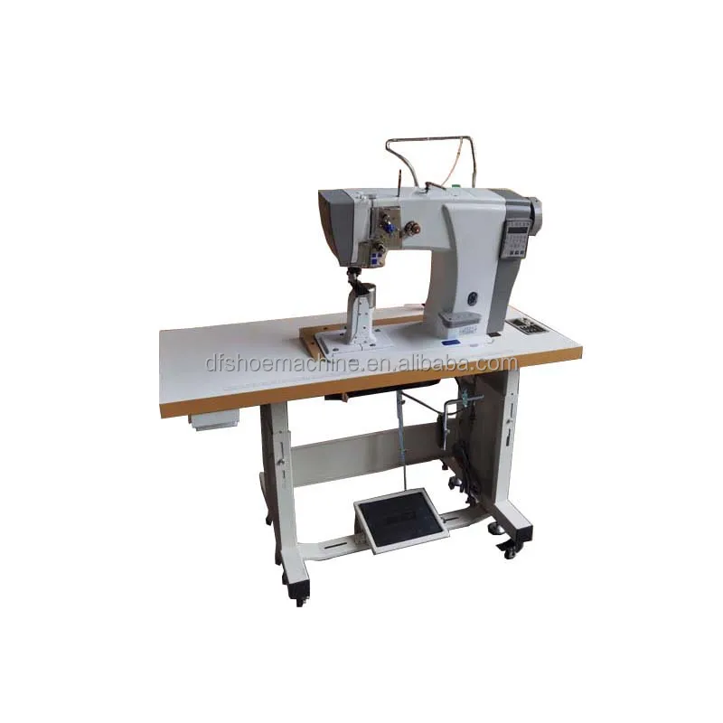 Double Needle Heavy Duty Post Bed Walking Foot Shoe Electric Industry Sewing Machine Price