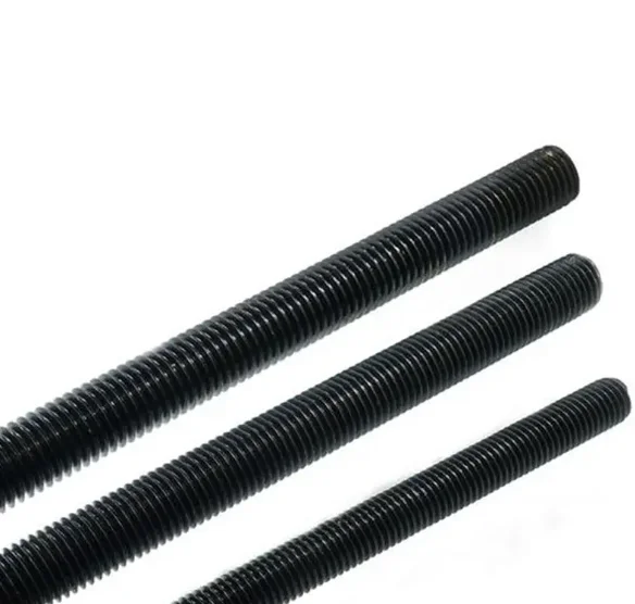 Factory Direct DIN975 Full Thread Bar 4.8/8.8 Carbon Steel Zinc Plated Stud Rod Black Finish M10 M12 M14
