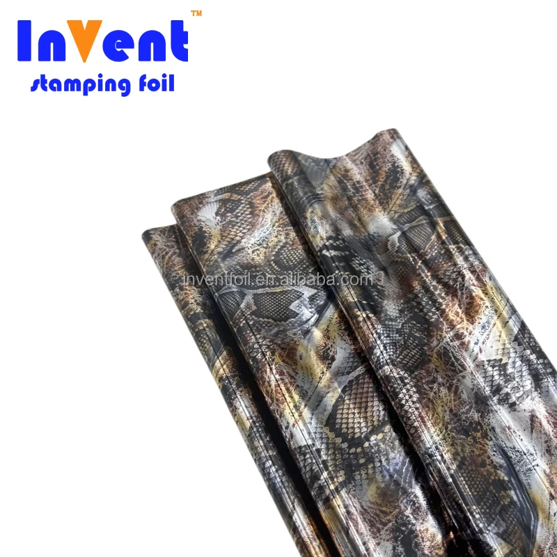 Hot Sale Big colorful cracks Foils DTG High Temperature Resistance Hologram Hot Stamping Foil For Fabrics