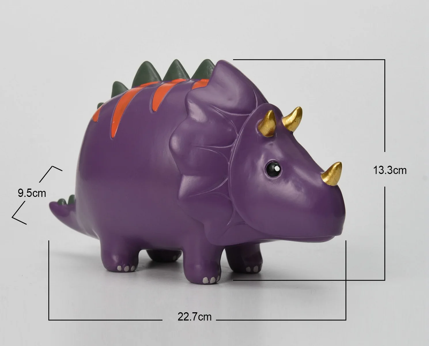  Cartoon Dinosaur Craft Resin Big Boy Coin Cute Child Piggy Money Bank For