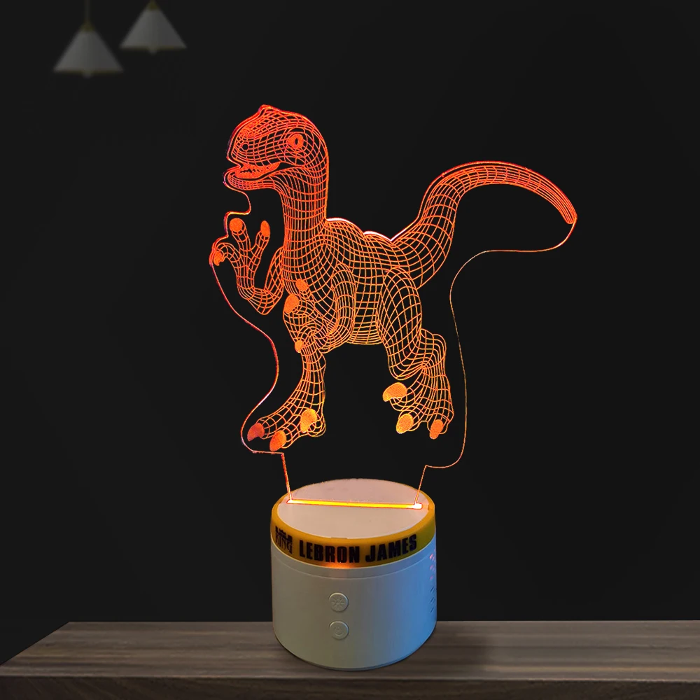 3d акриловая 7 меняющих Цвет USB мультяшная светодиодная иллюзионная лампа эфирное масло ароматерапия диффузор свет