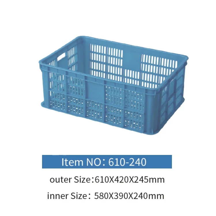 Hot Sale High quality 30l Box Vegetable Crates Plastic Crate Stackable Logistic
