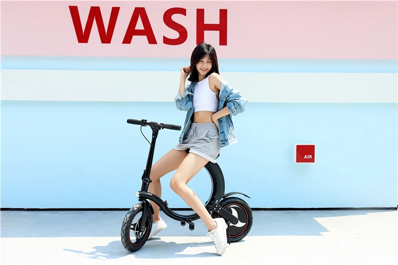 Мини складной электровелосипед 350 Вт Электрический велосипед 36 В электрический скутер для взрослых