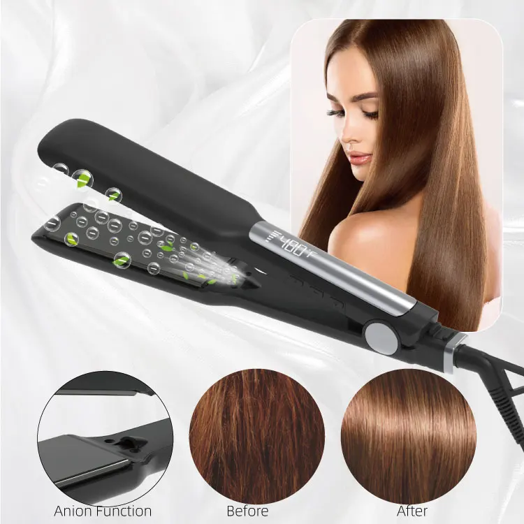 hair straightener iron keratin negative ion flat iron MCH Professional 480 degrees hair straightener titanium flat iron