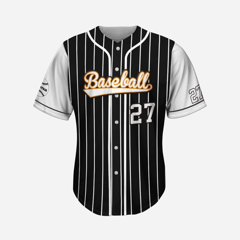Design Your Own 3D Print softball uniforms mens baseball shirt china baseball hip hop t-shirts