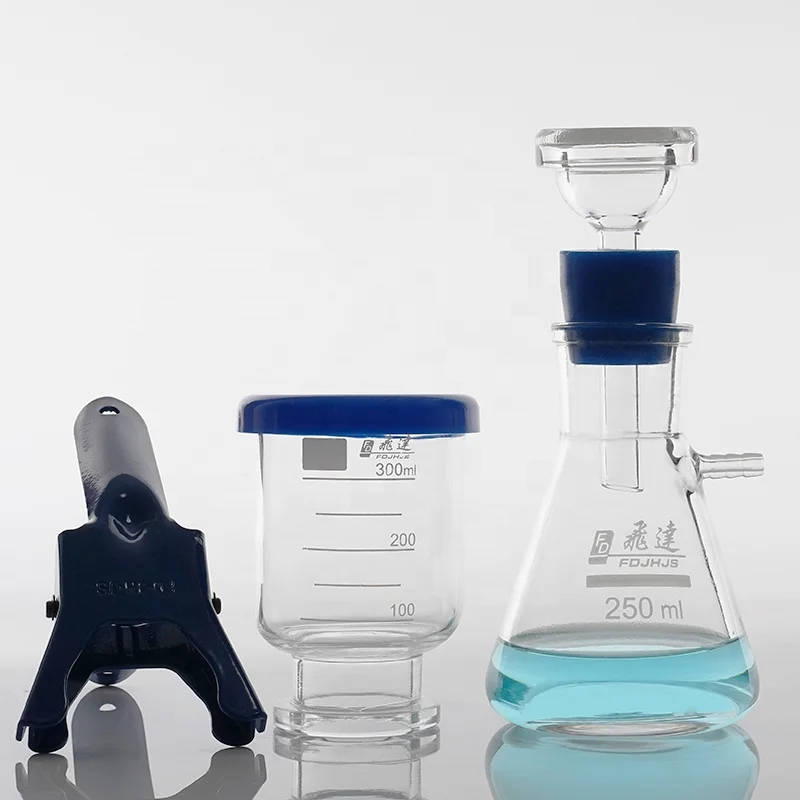 250ml Microbial detection of purified water all Glass Lab Equipment Filter Flask