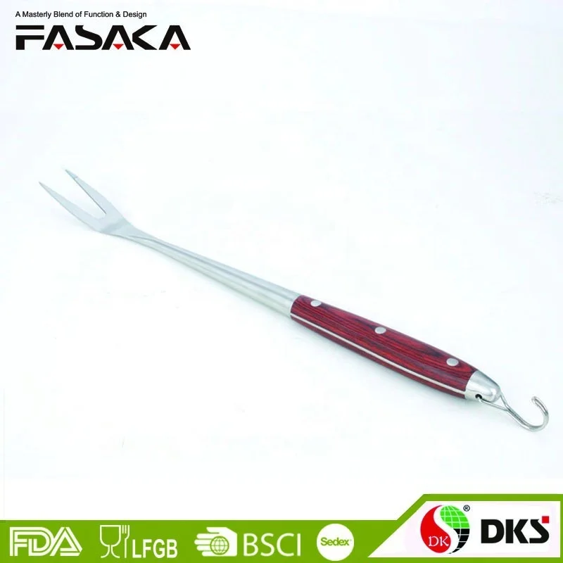 5 pcs Food Grade Custom Design Pakka Wood Handle bbq accessory outdoor grill Heavy Duty Stainless steel  bbq grill tools set