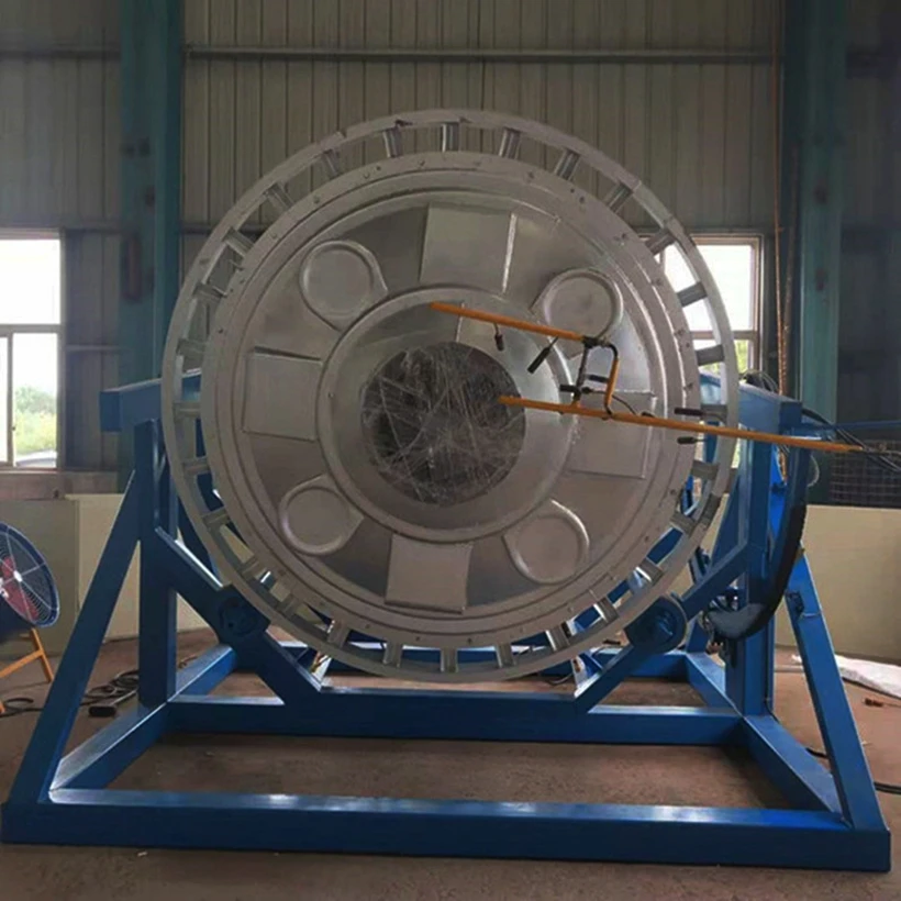 
380v rocking chair open flame rotary forming machine 