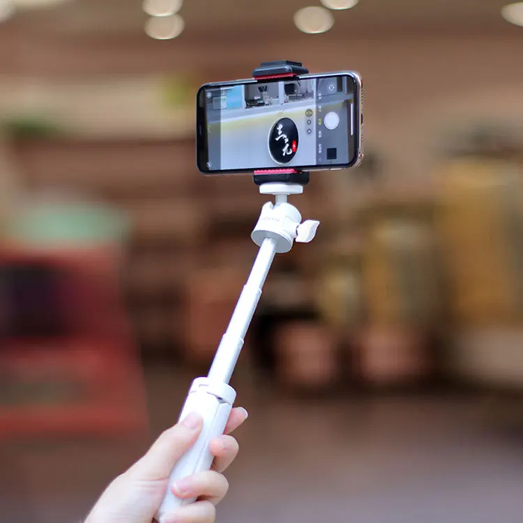 Ulanzi MT-08 White Color Desktop Extendable Tripod With 1/4 Screw To DSLR Cameras Smartphone Microphone LED Light for Vlogging