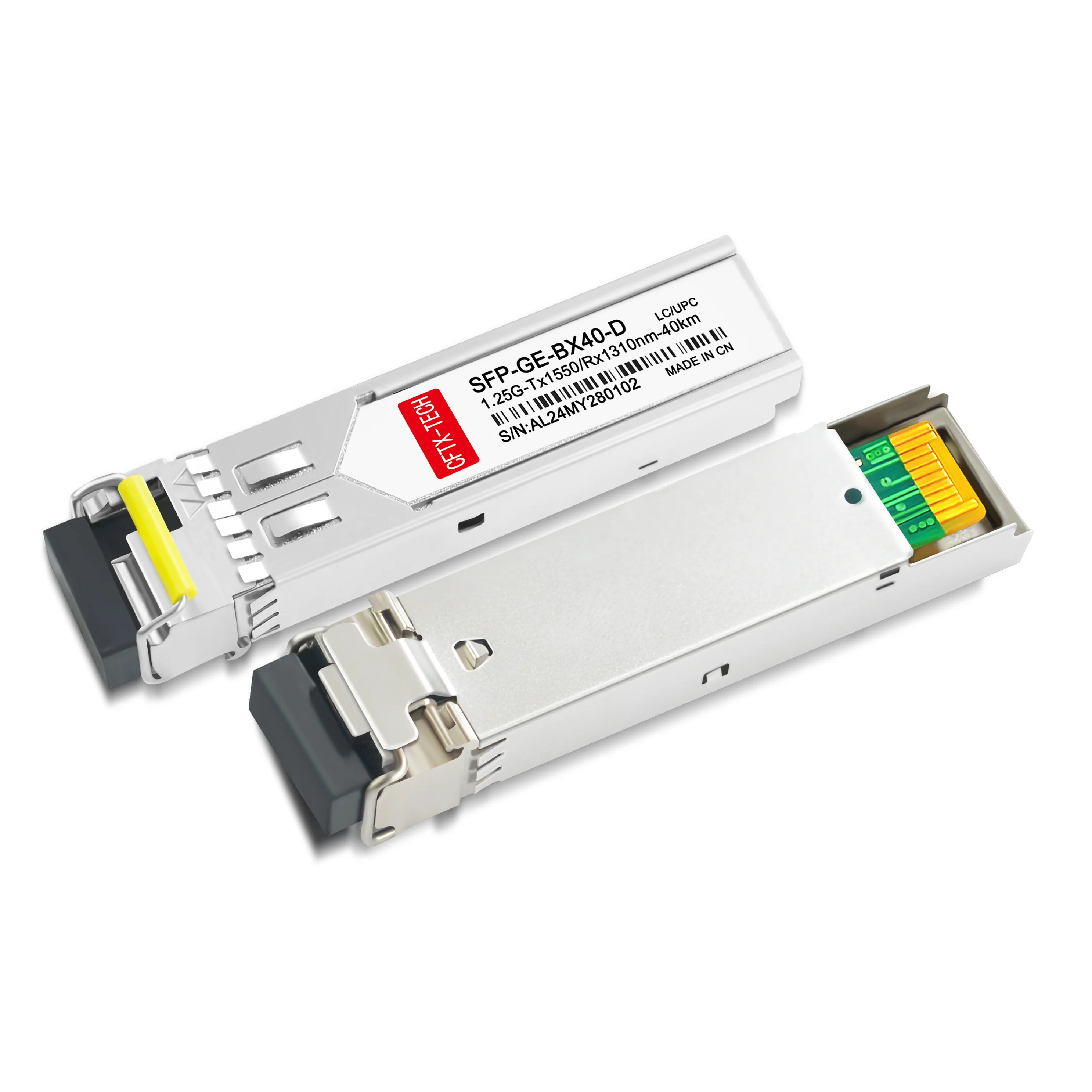 Оператор связи SFP 1000BASE-BX40U 1 25G BIDI 40 км 1310 нм/1550 нм Simplex LC SC оптический модуль