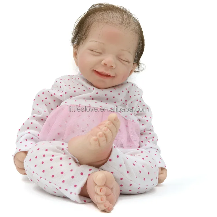 Littleslove New Reborn Silicone Baby Doll For Boy Non Toxic Silicone Rubber Reborn Baby Dolls