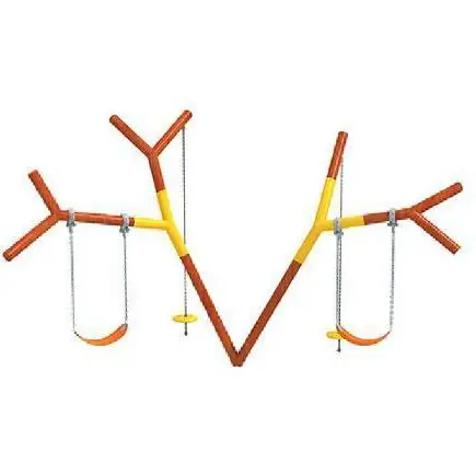 Amusement Park Children Play Outdoor Baby Swing Set Kids Playground Equipment Garden Swing for Children