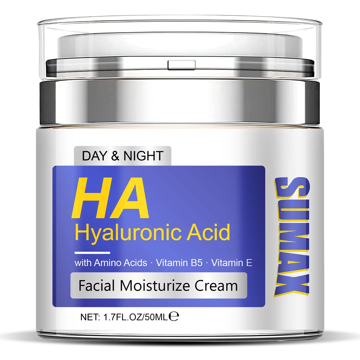 Sumax Hyaluronic Acid Moisturizing Cream 50ml Long Lasting Hydration Routine Skin Care