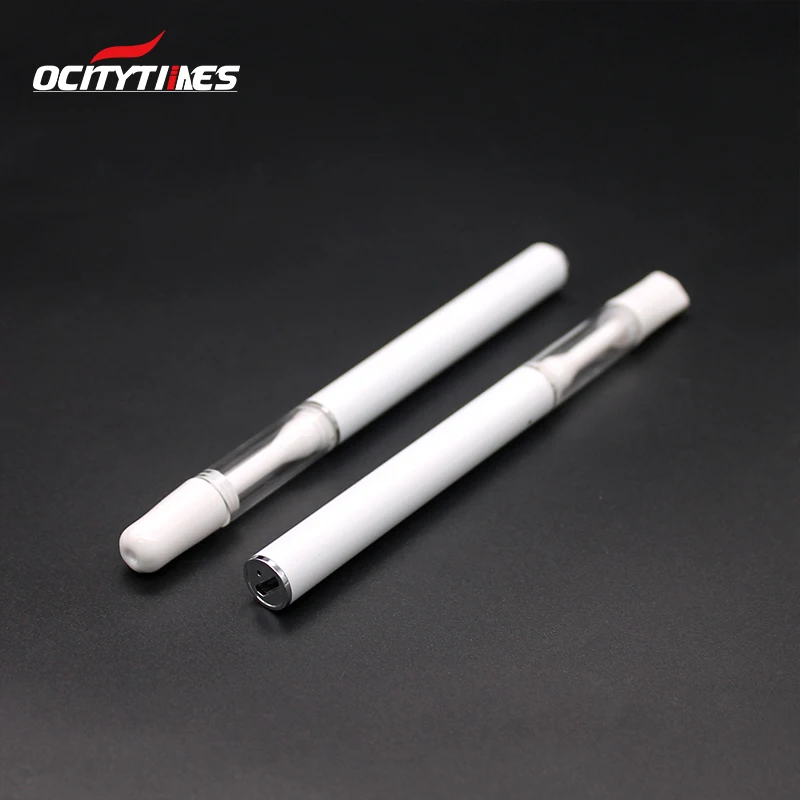 
Ocitytimes wickless empty cbd cartridge vaporizer black color vape pen for sale 