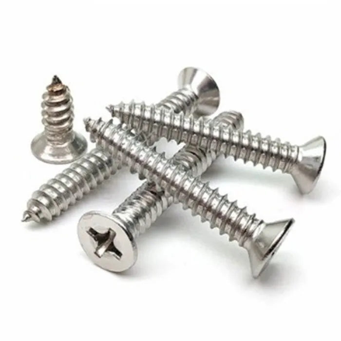 SS stainless steel 201 304 316 countersunk flat head cak self tapping screw Wood screw