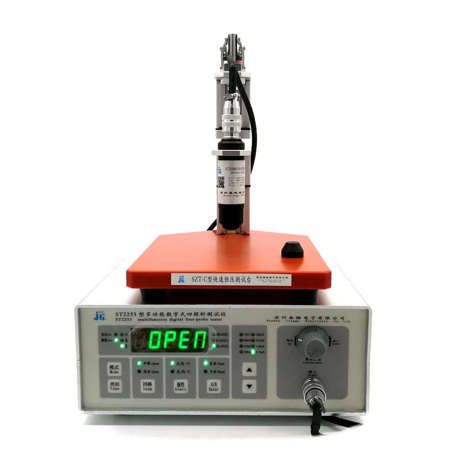 sheet resistivity tester with data recording software