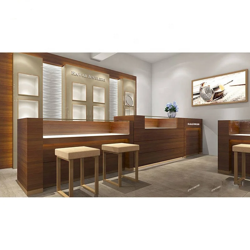 Factory Luxury Wholesale Lockable Jewelry Cabinet Jewelry Display Cabinet Customization Display Showcase for Jewellery Shop