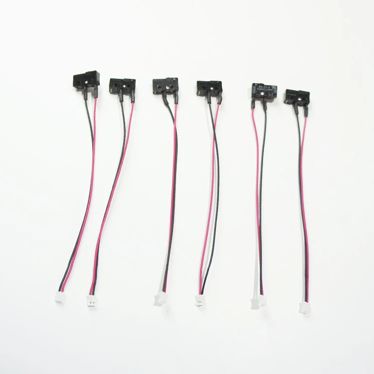 Custom Omron Micro Switch SS-01-3 to JST SH ZH PH 2pin Connector Jumper Wiring Harness Cable Assemblies