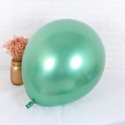 12 inch Metallic Latex Balloons Thick Pearly Metal Chrome Alloy Colors Photograph Wedding Party Decoration Balloons